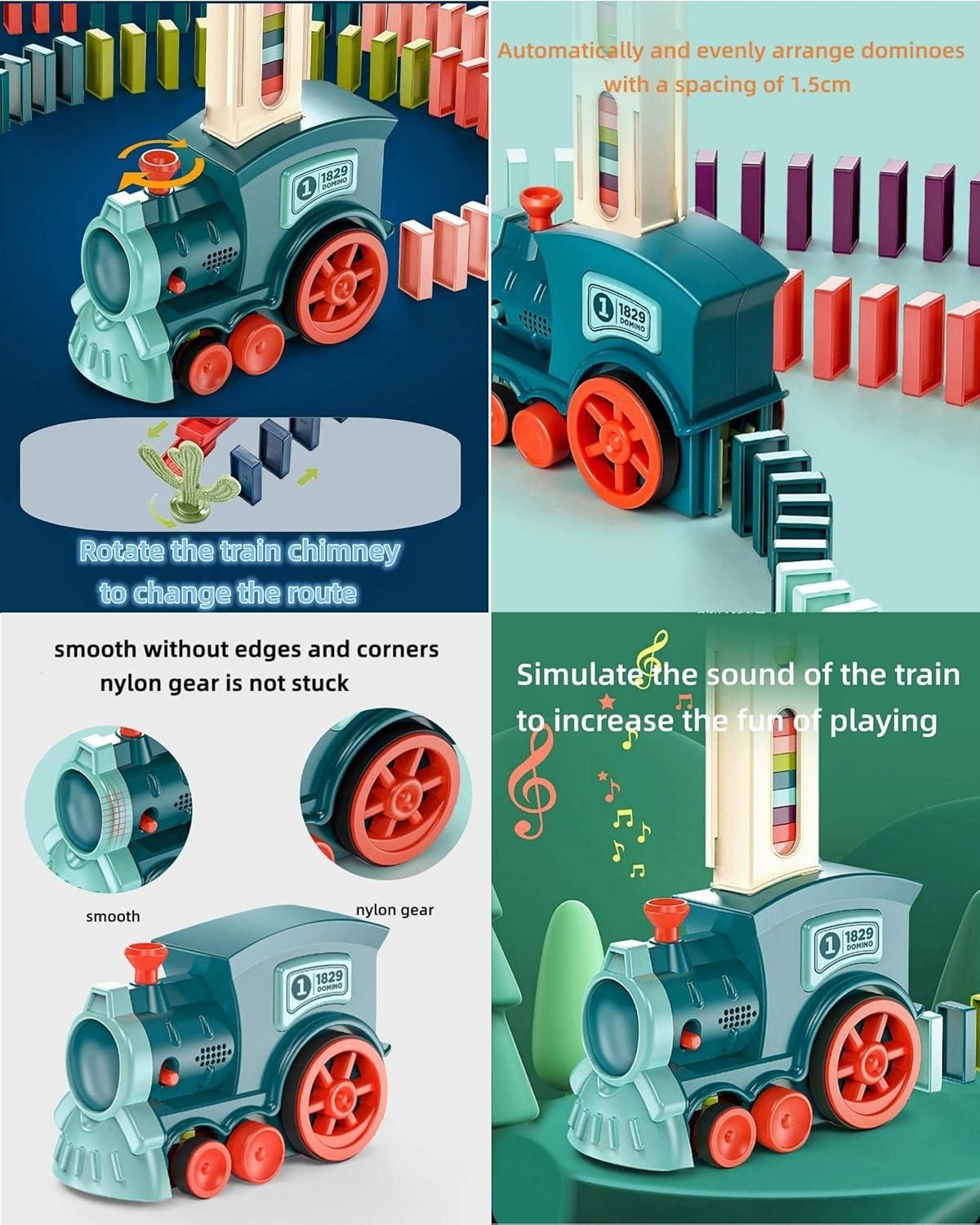 Choo-Choo Domino Express – BPA-Free Train Toy with Sound Effects!"